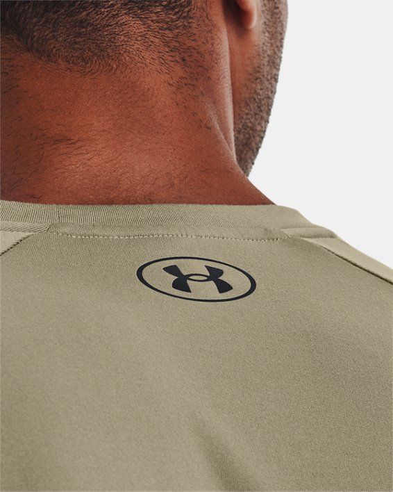 Men's UA Tech™ 2.0 Wordmark Short Sleeve, Gray, pdpMainDesktop image number 4